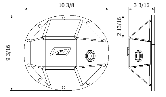 Dana 35 Diff Cover