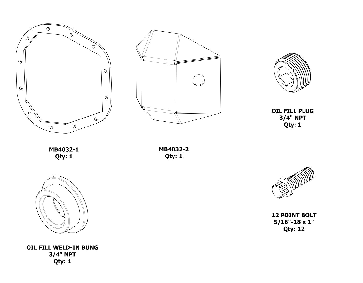 DIY Sterling 10.25 /10.5 DIFF Cover