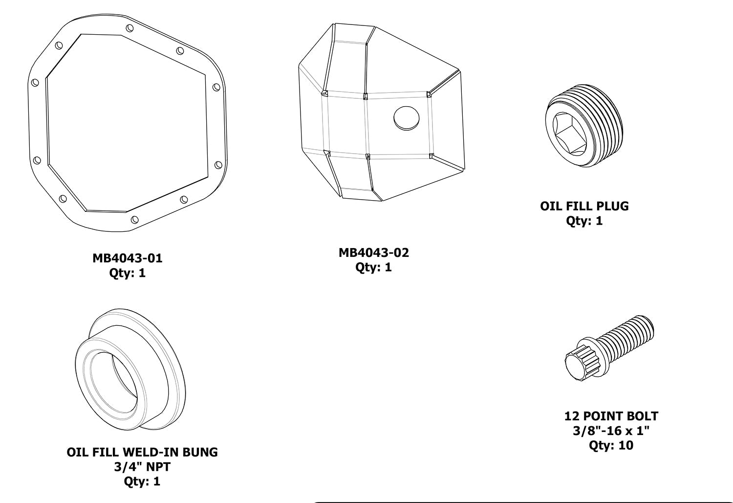 DIY Dana 60 Super Duty DIFF Cover