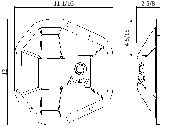 Super Duty Dana 60 Diff Cover