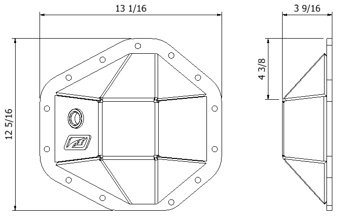 13 Bolt Diff Cover