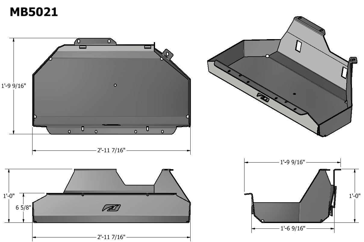 Gas Tank Skid Plate for Jeep TJ / LJ