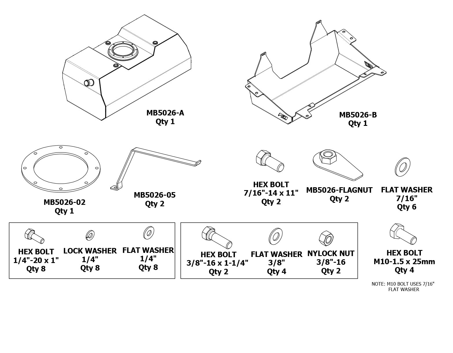 Rear Fuel Tank & Skid for Jeep JL