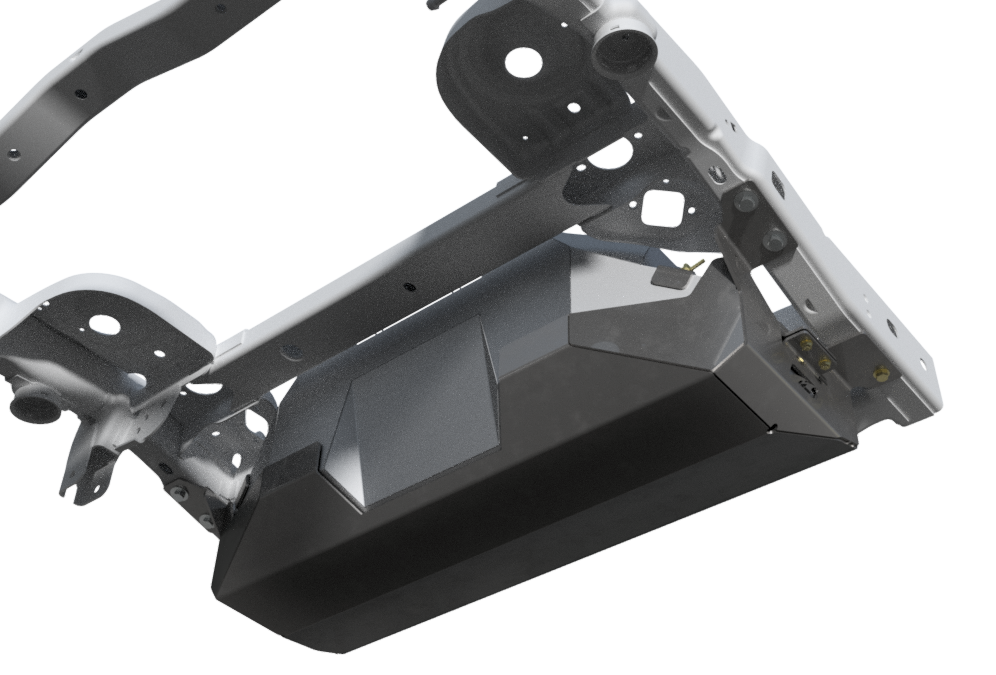 Rear Fuel Tank w/Skid Plate for Jeep JK / JKU Factory Frame