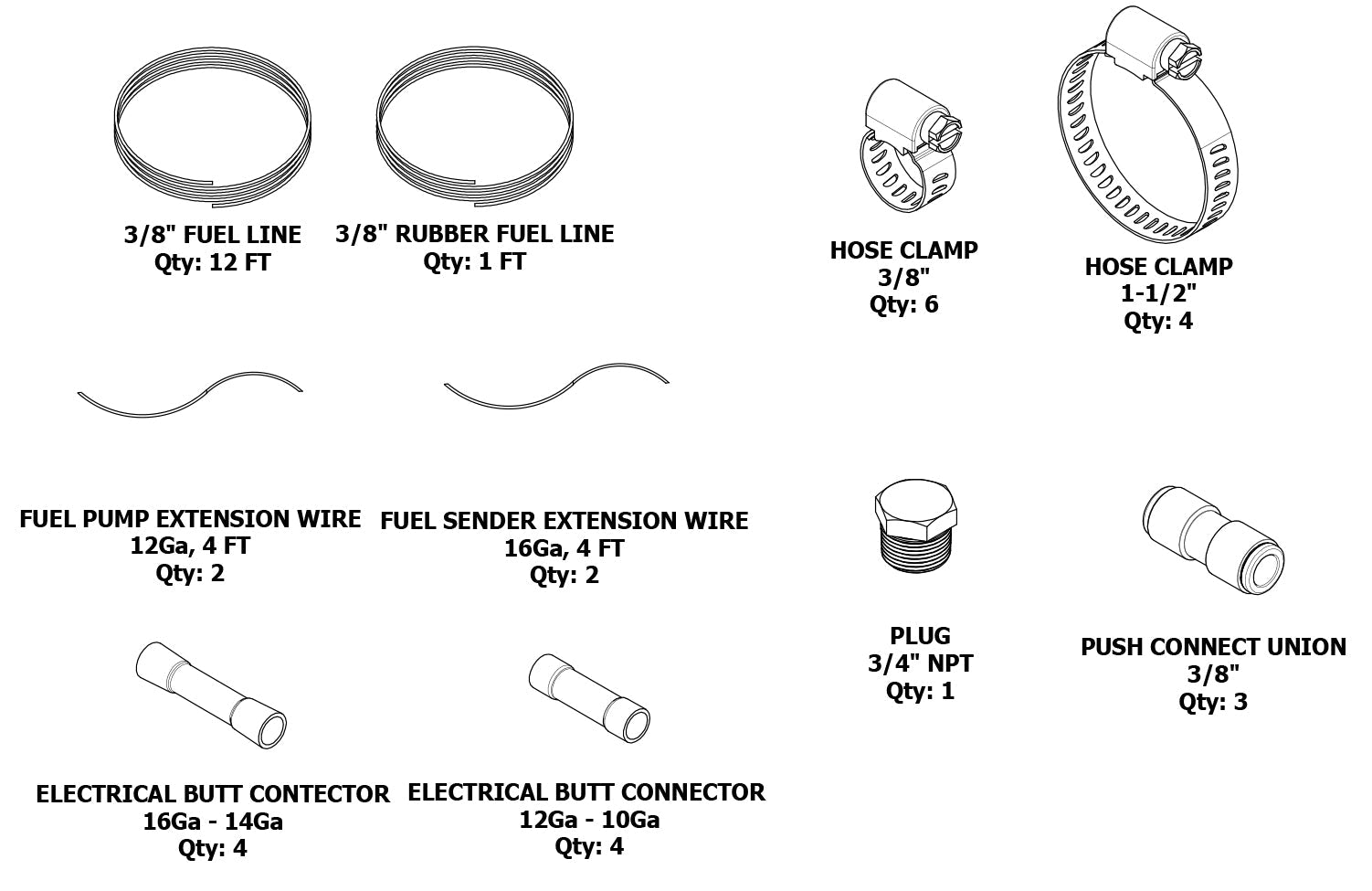 2012-2018 JKU Fuel Line and EVAP Modification