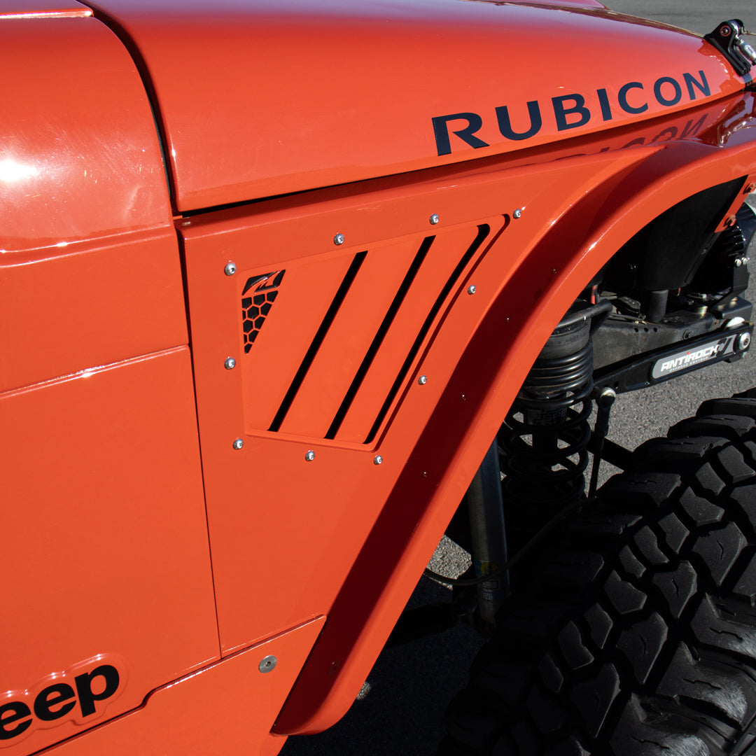 Louvered Side Vent Kit for Motobilt YJ/TJ Highline Fenders