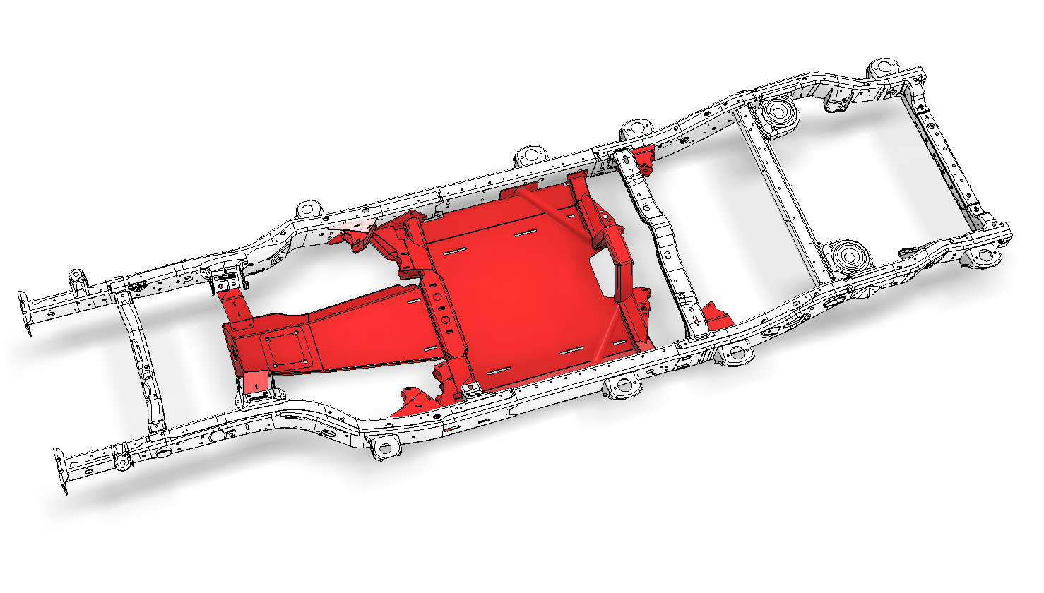 4 Link Suspension Bracket & Skid Kit for Jeep JLU