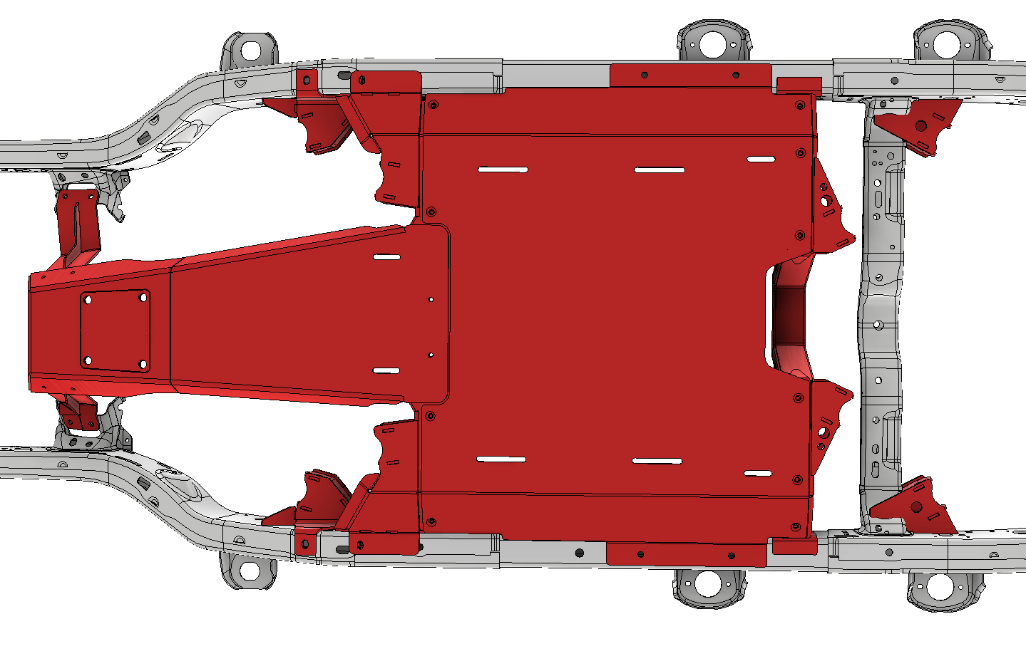 4 Link Suspension Bracket & Skid Kit for Jeep JLU