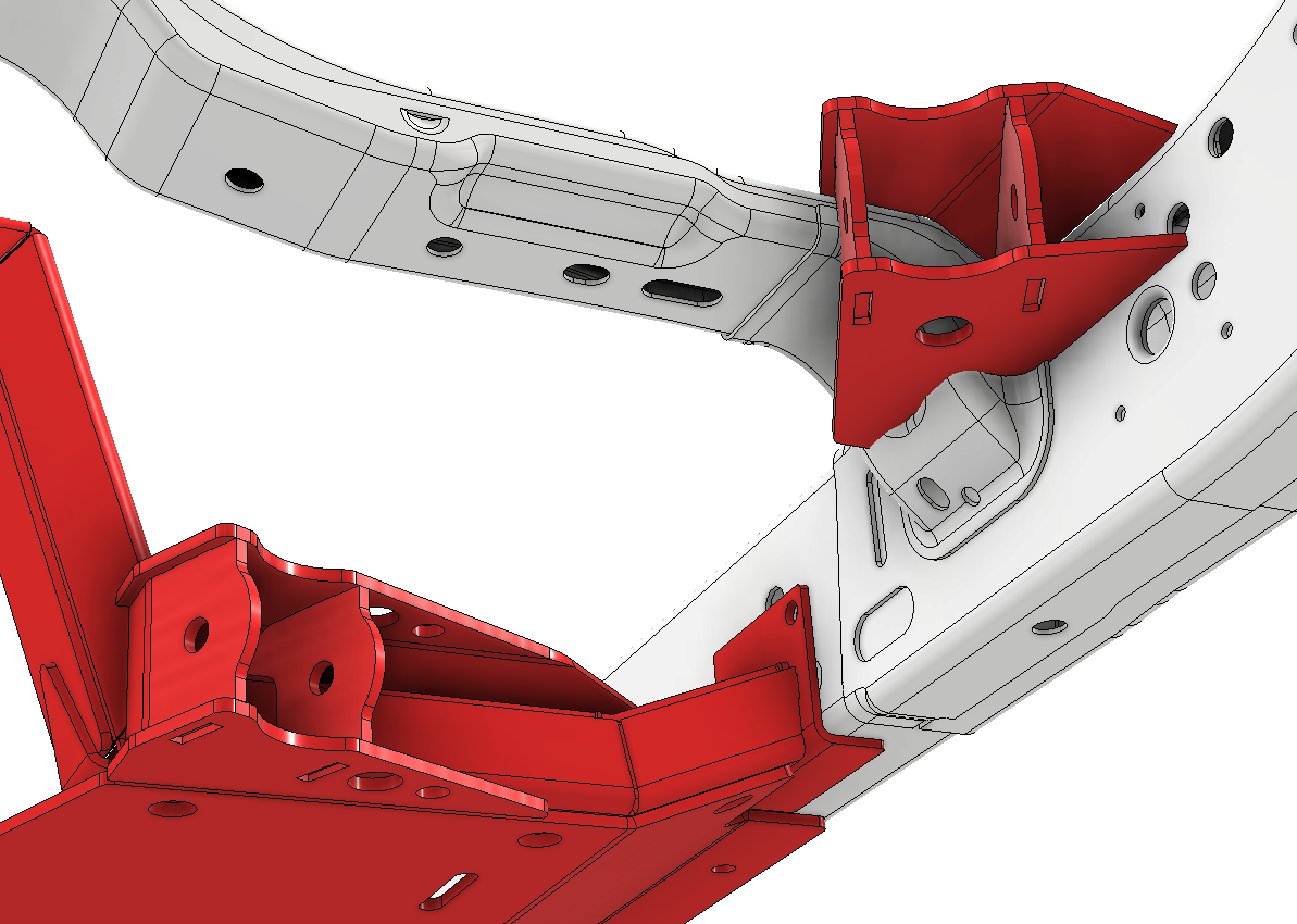 4 Link Suspension Bracket & Skid Kit for Jeep JLU