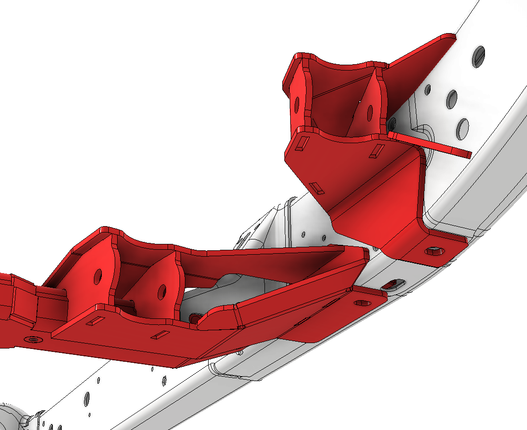 Front 3 or 4 Link Suspension Bracket Kit for Jeep JLU