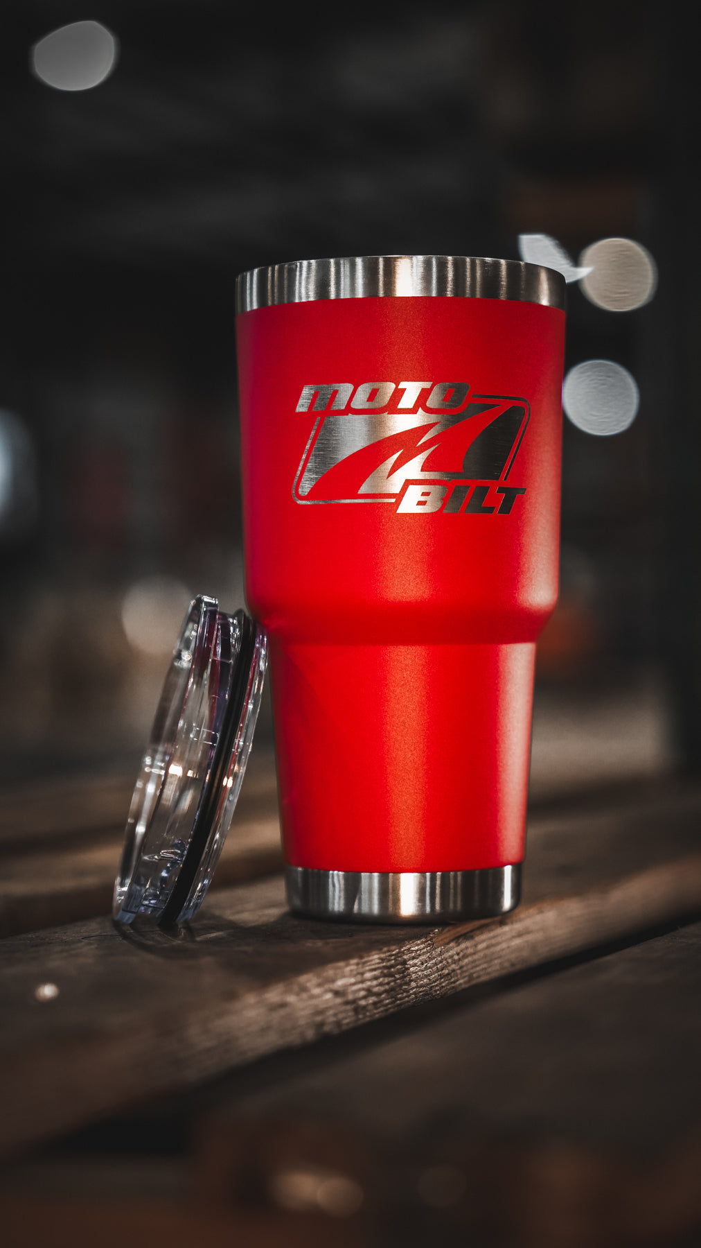 Motobilt Logo 30oz Tumbler Red