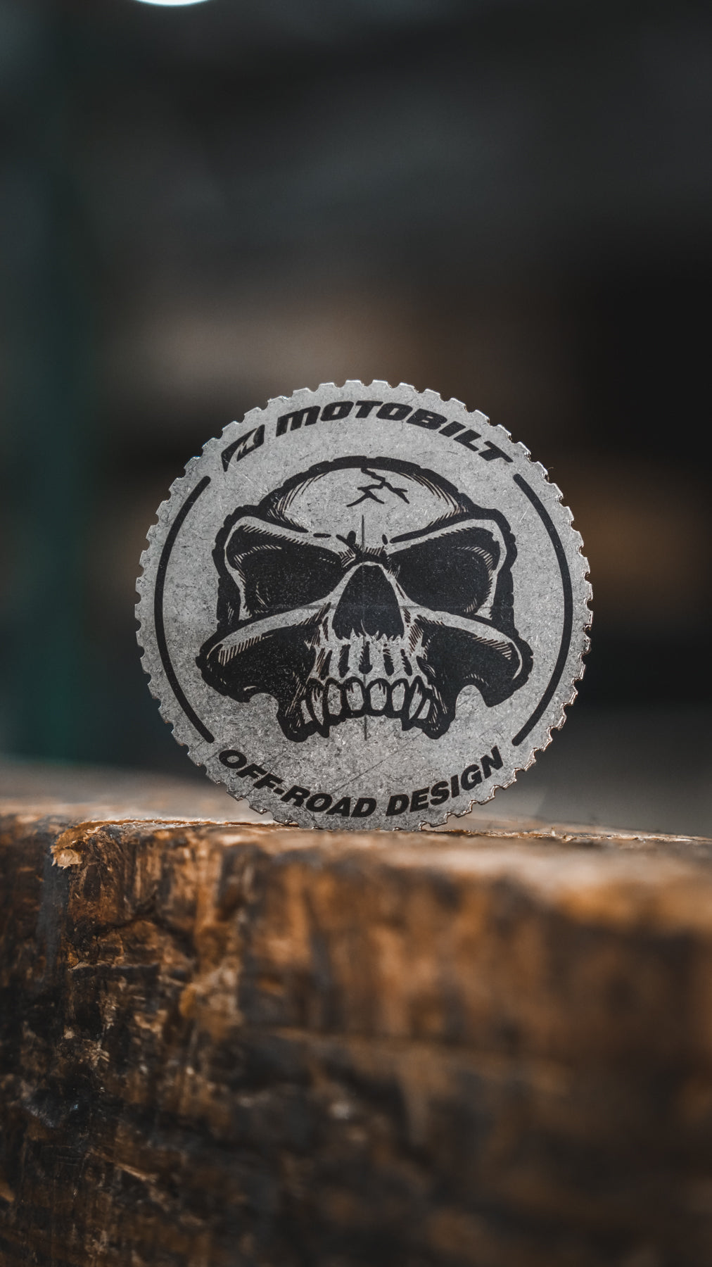 Motobilt Skull Trail Badge