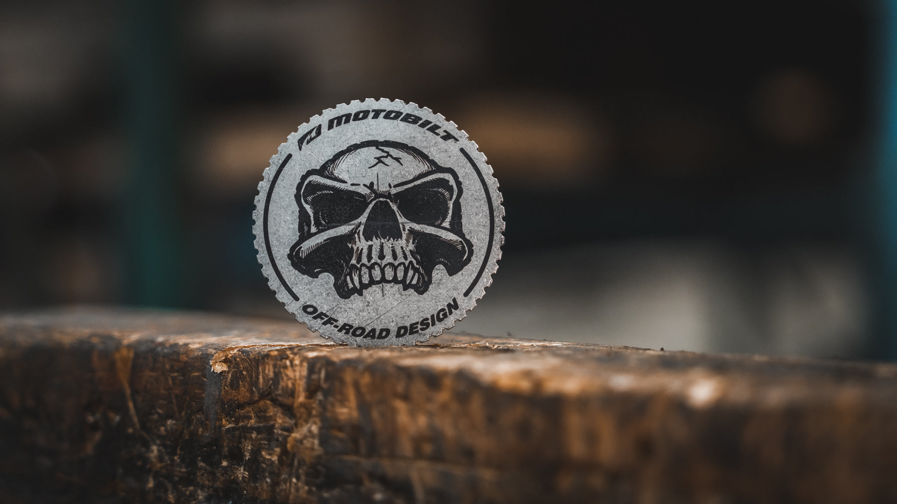 Motobilt Skull Trail Badge