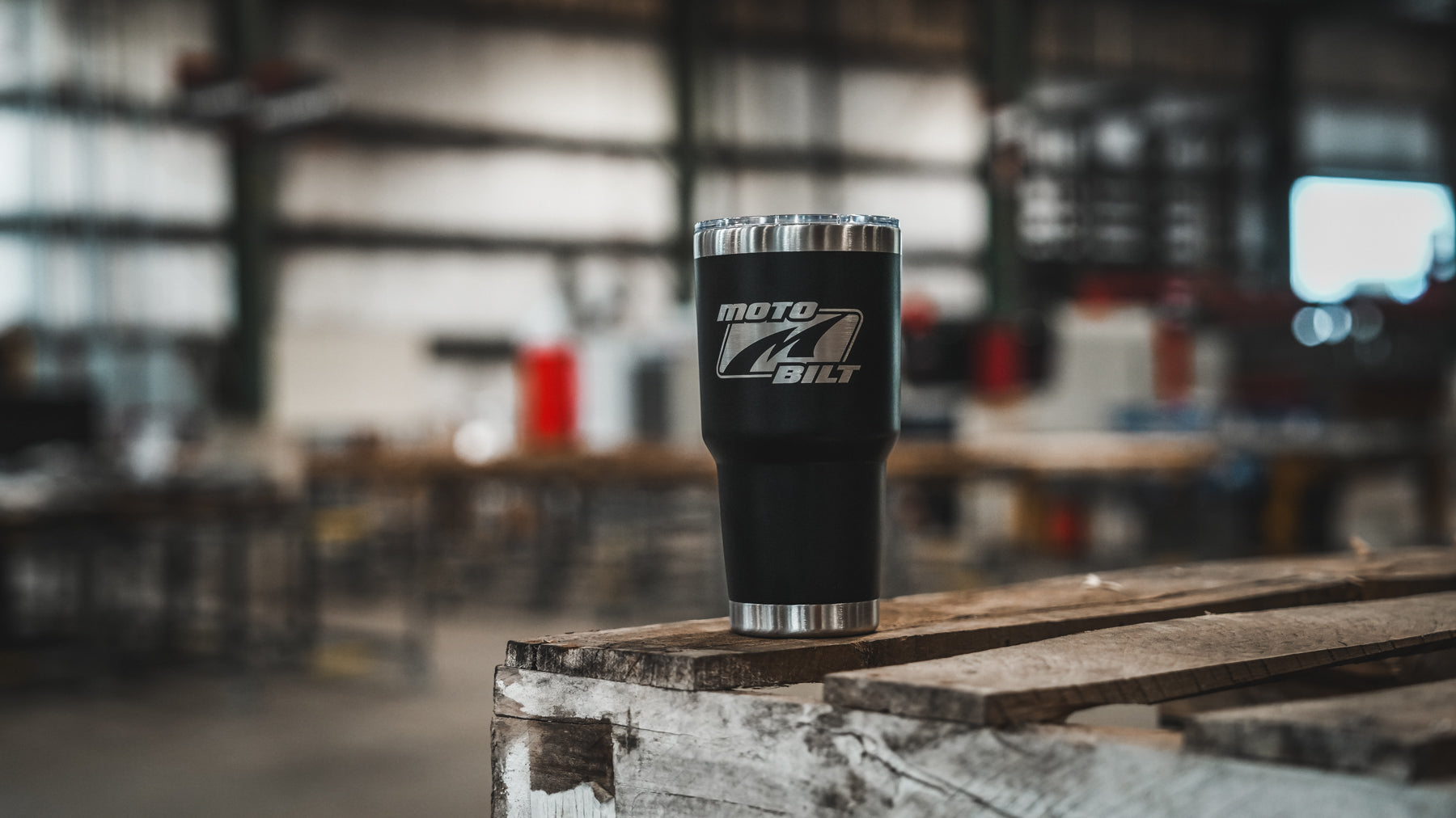 Motobilt Logo 30oz Tumbler Black