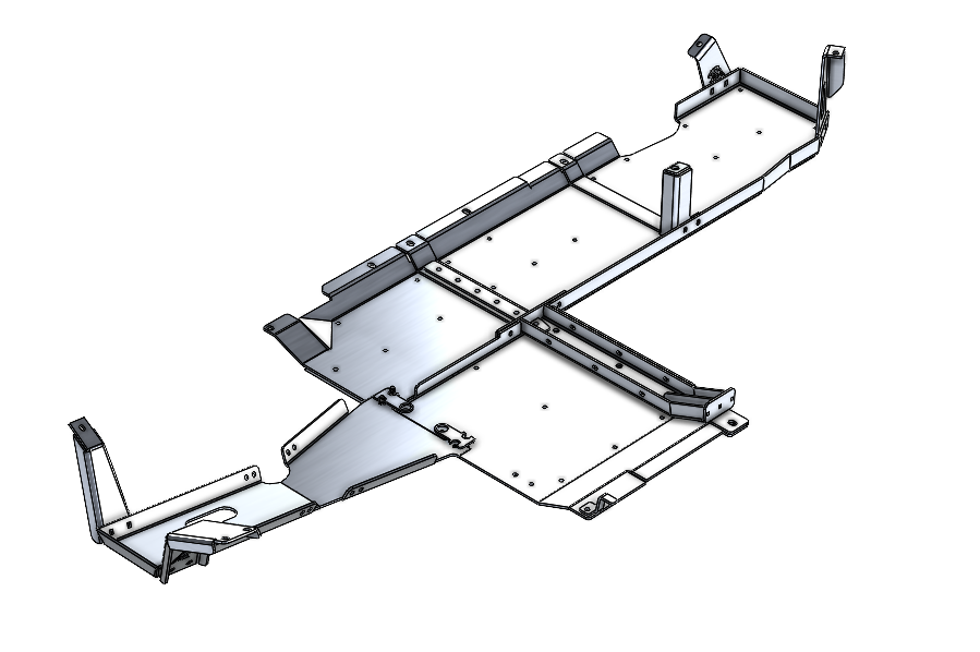 JLU Aluminum Belly Skids (3.6 V6)