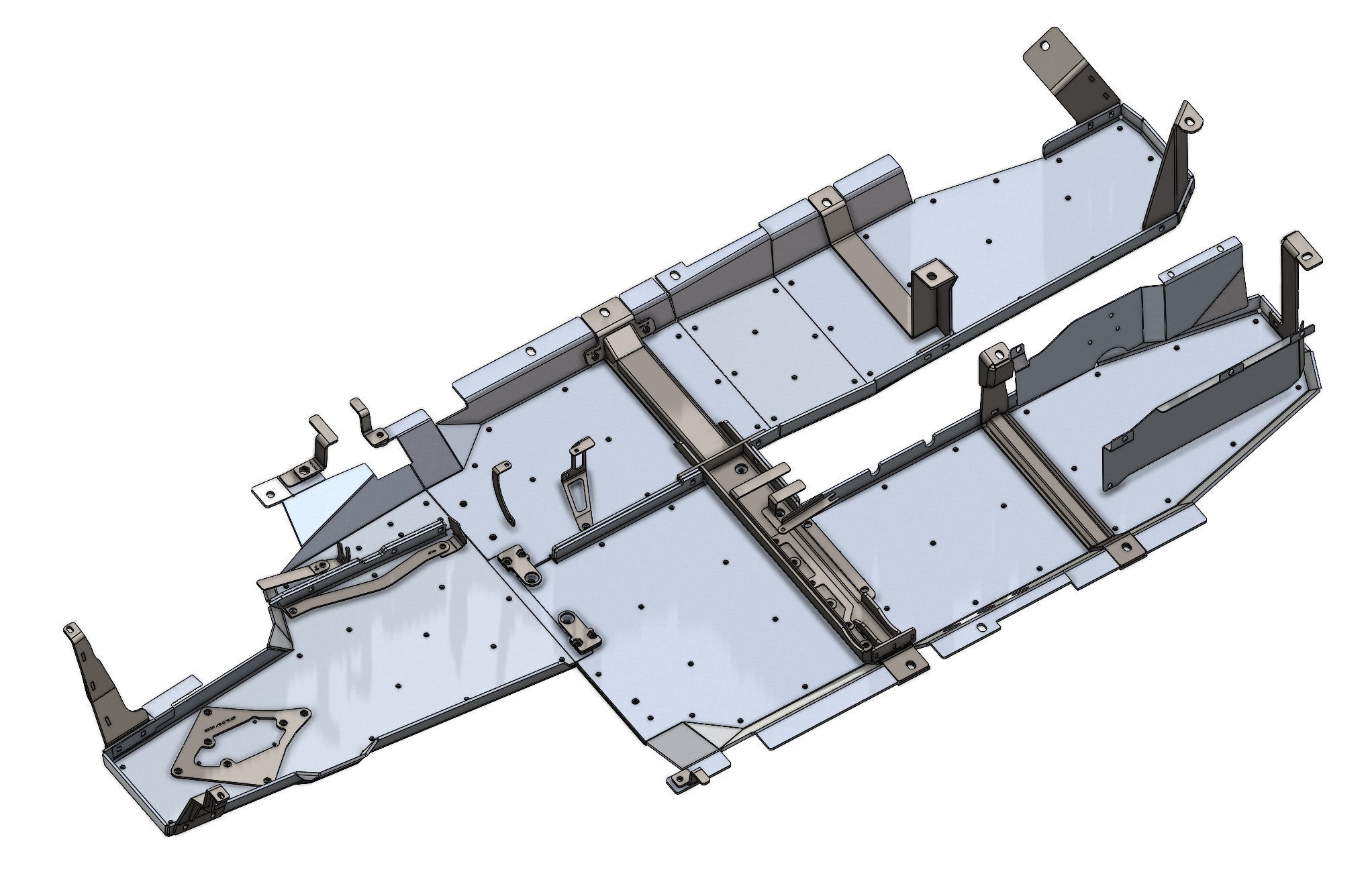 JLU 4XE Aluminum Belly Skids (4xE PHEV)