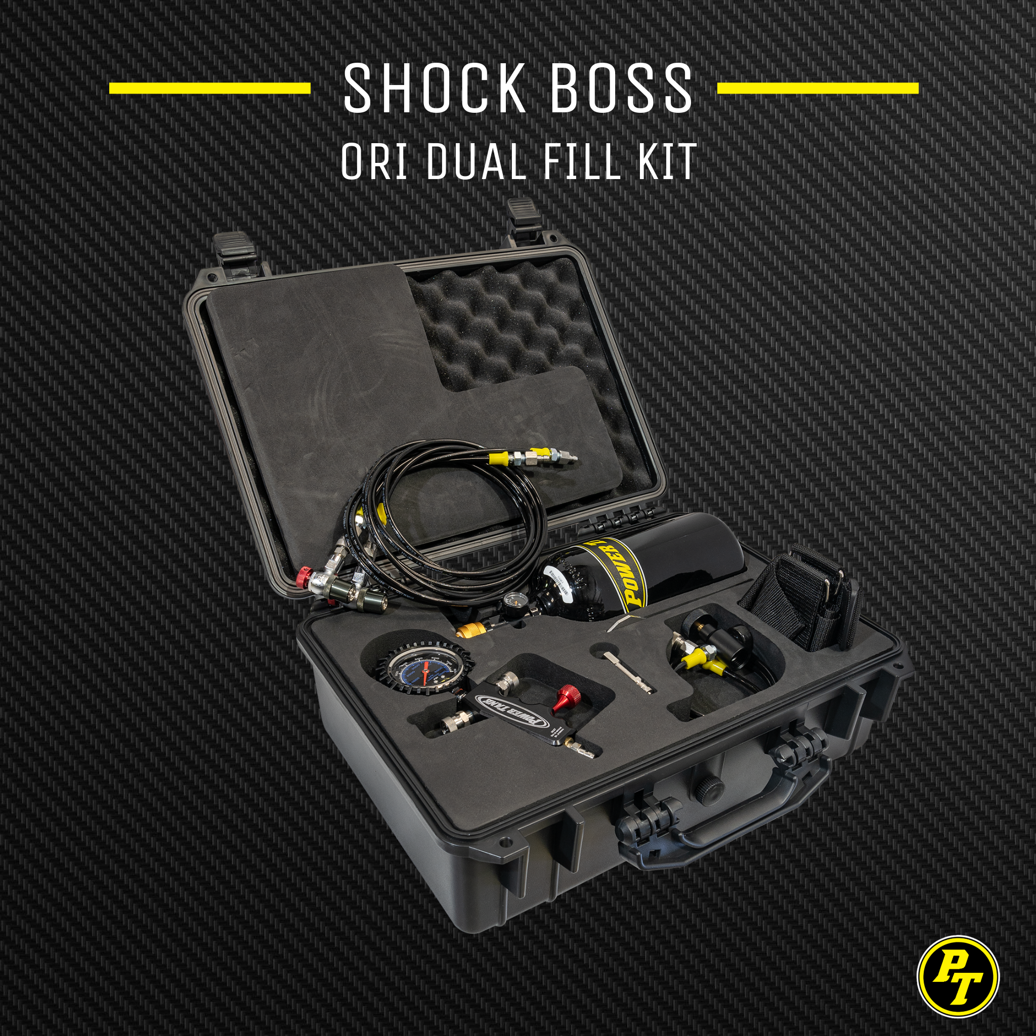 ORI Shock Boss V2 - 800 psi Dual Fill Strut Inflator - Portable Nitrogen Shock Tuning Kit