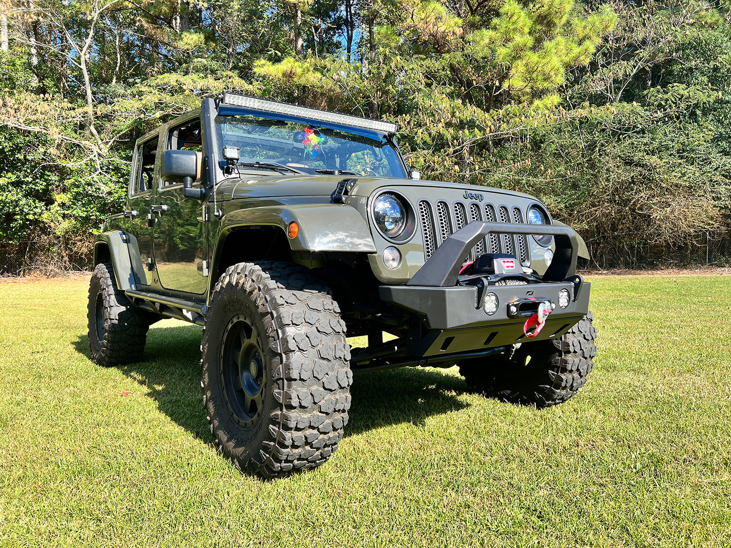 Crusher HD Front Bumper for Jeep JK/JKU with Bull bar and Skidplate