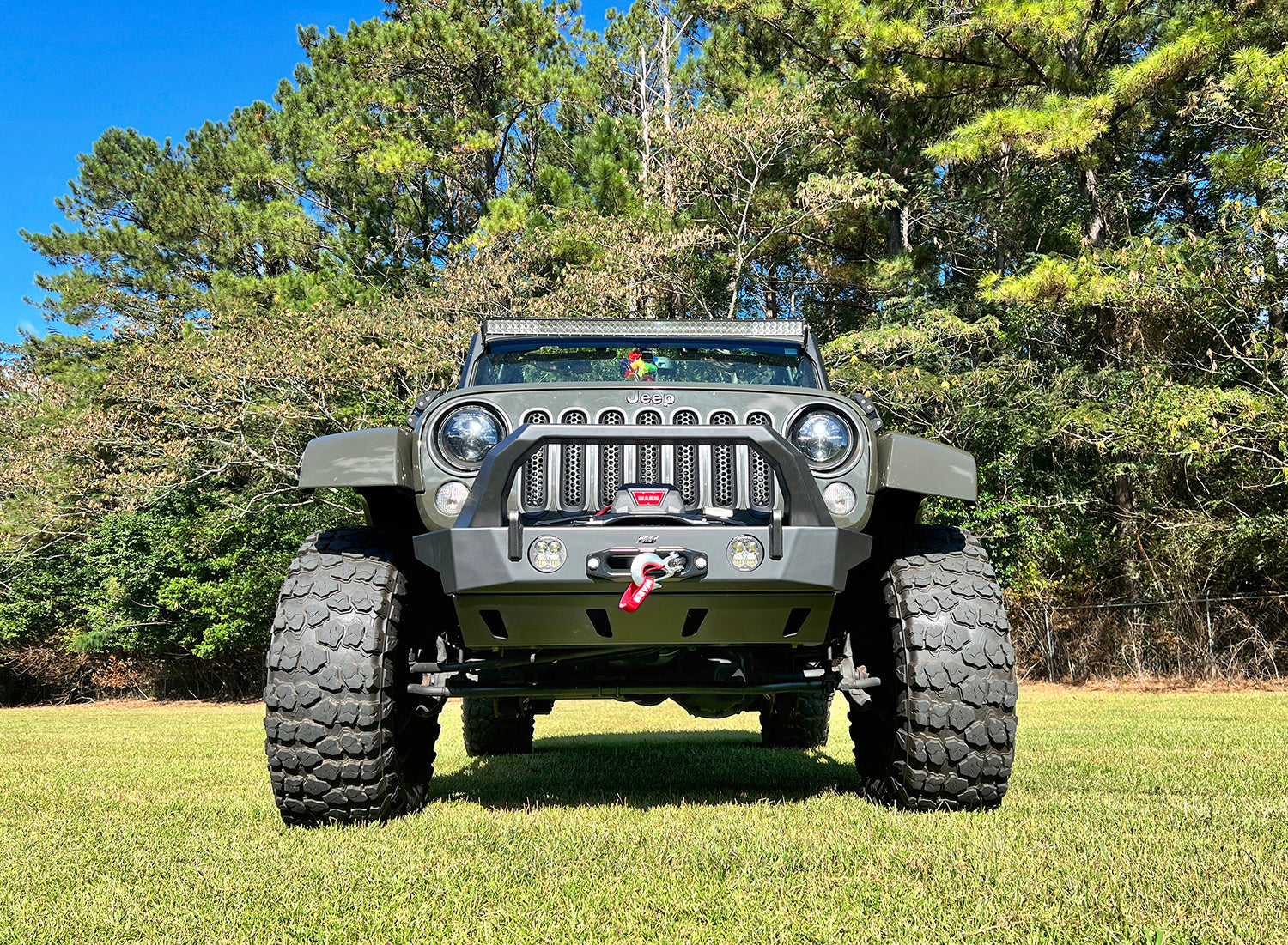 Crusher HD Front Bumper for Jeep JK/JKU with Bull bar and Skidplate