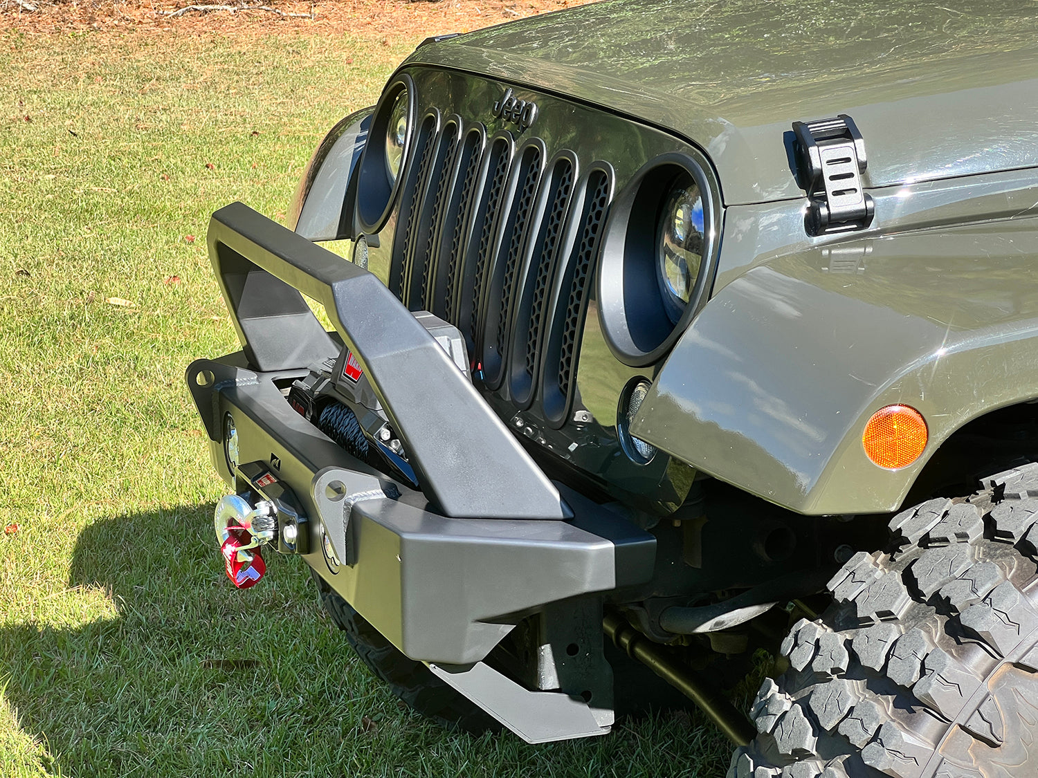 Crusher HD Front Bumper for Jeep JK/JKU with Bull bar and Skidplate