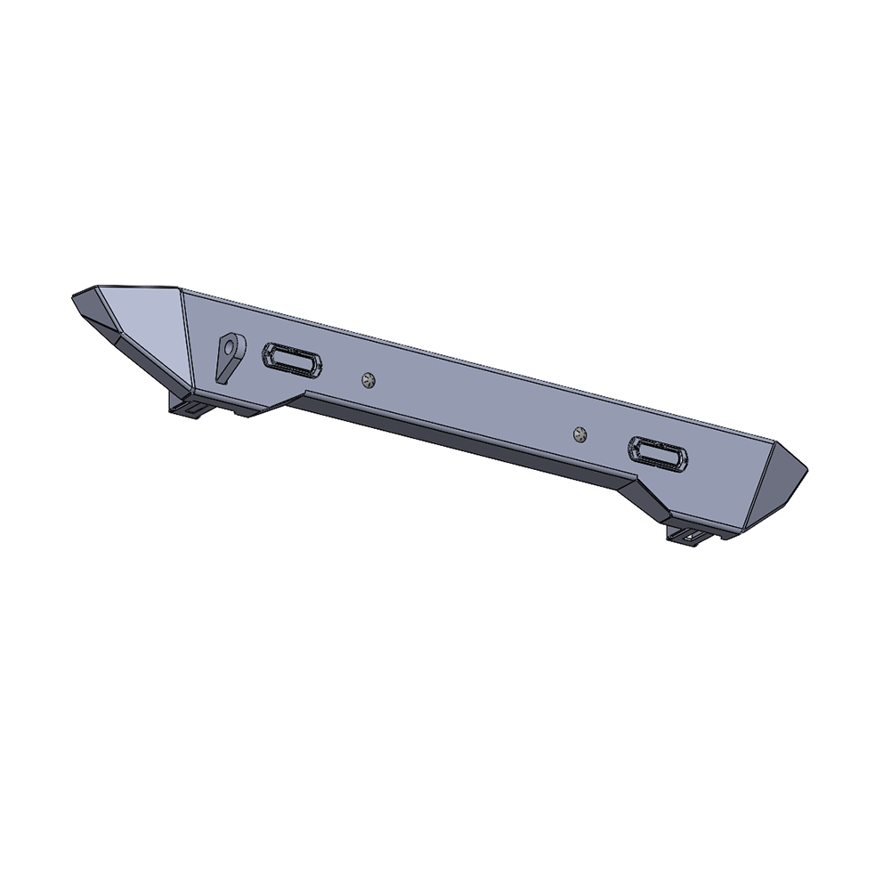 Savvy Krawler Lite High Clearance Aluminum Rear Bumper for JK