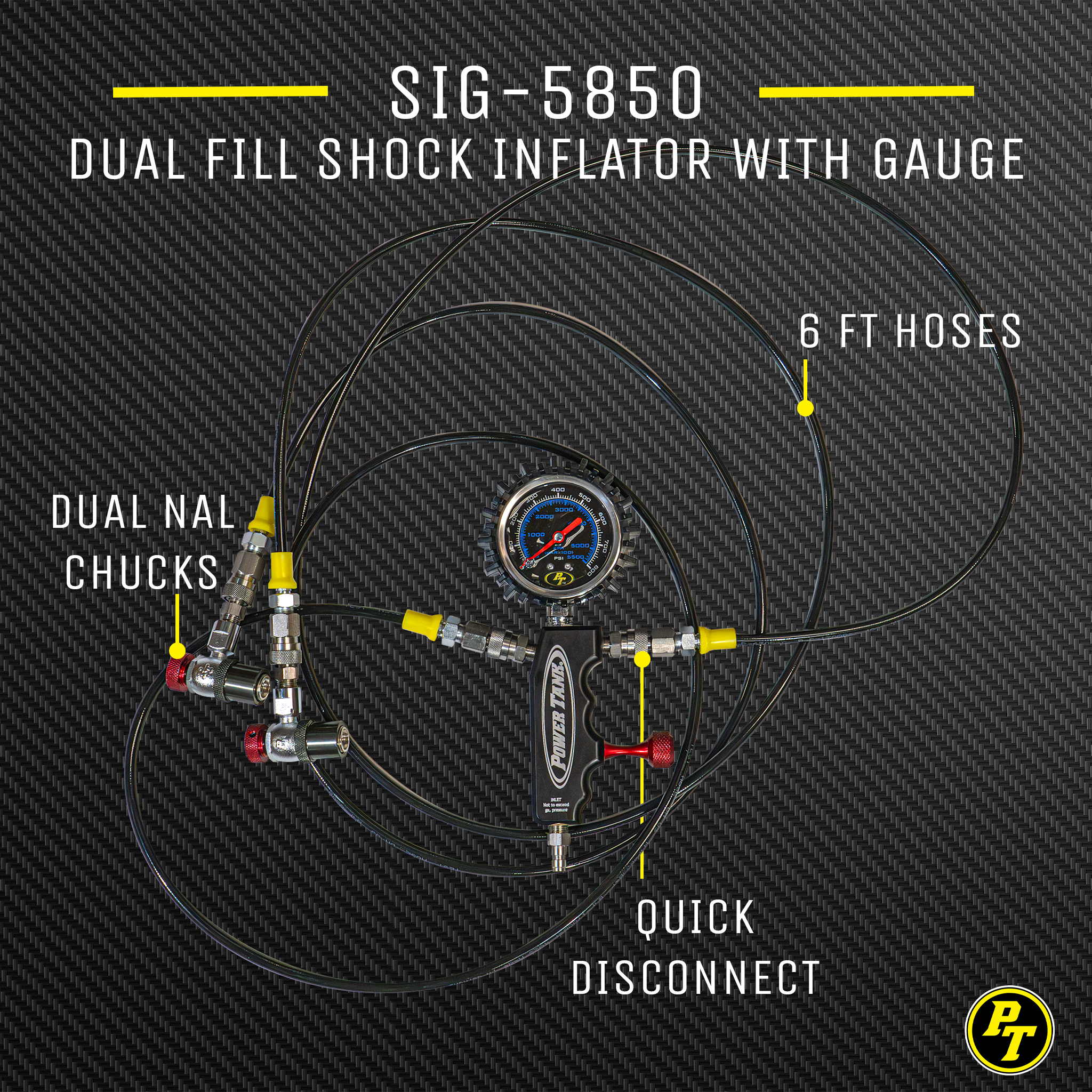 ORI Shock Boss V2 - 800 psi Dual Fill Strut Inflator - Portable Nitrogen Shock Tuning Kit