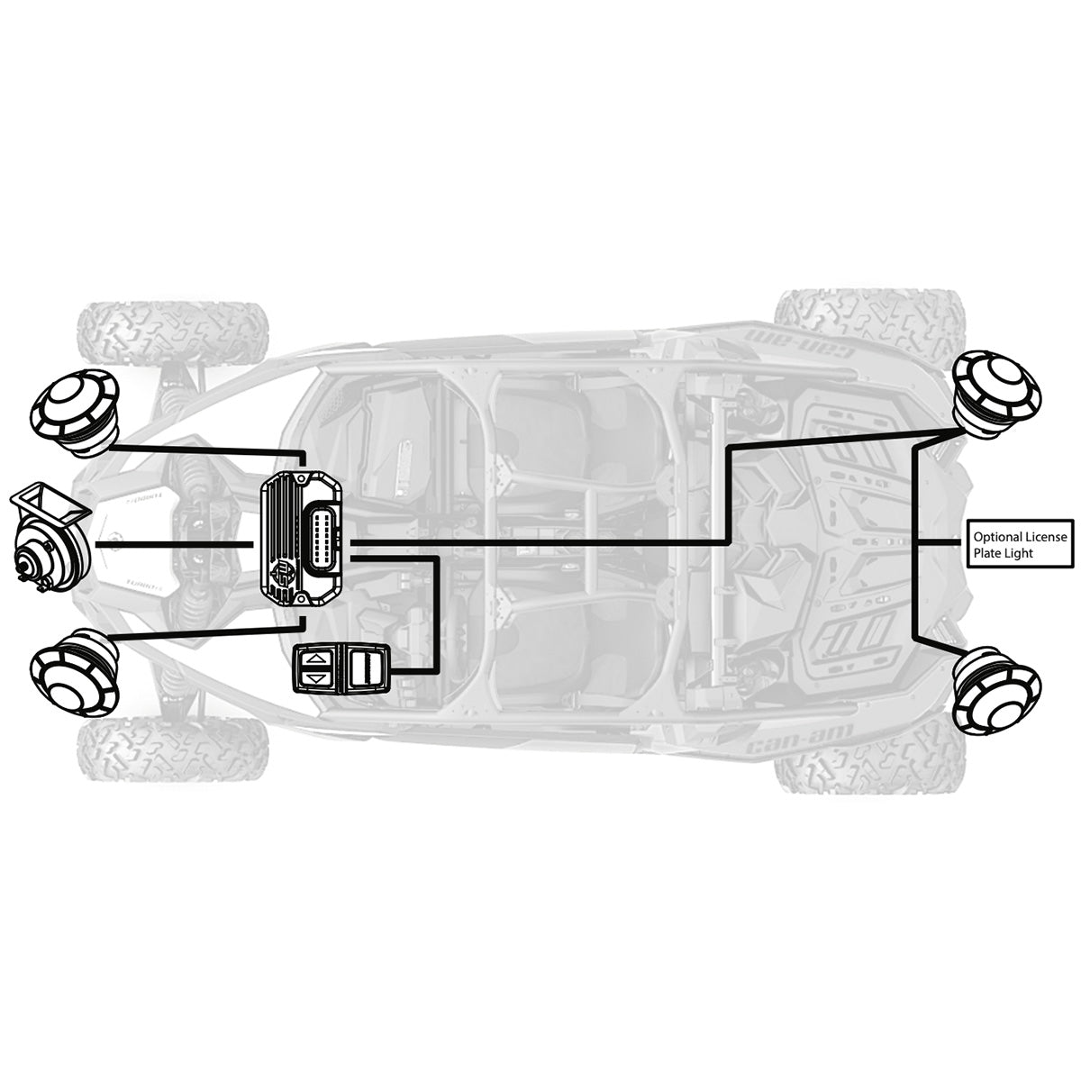 Tango2 Universal Turn-Signal Kit with All-In-One Controller