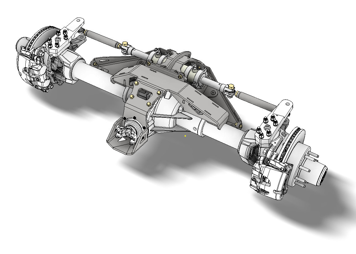 Axle Truss with Steering Ram Mount for ECGS 14 bolt Rear Steer