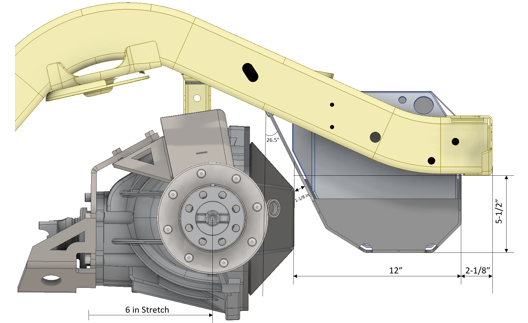 Stretch Underbody Fuel Cell for TJ / LJ