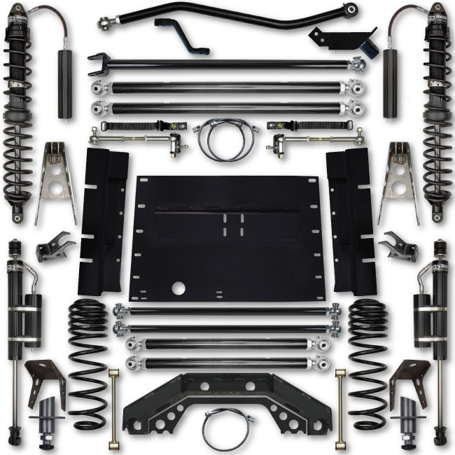 TJ 3.5 Inch X Factor Coil Over System w/ 5 Inch Stretch - Stage 2