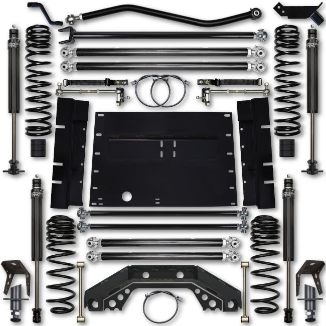 TJ 3.5 Inch X Factor Long Arm System w/ 5 Inch Stretch - Stage 1