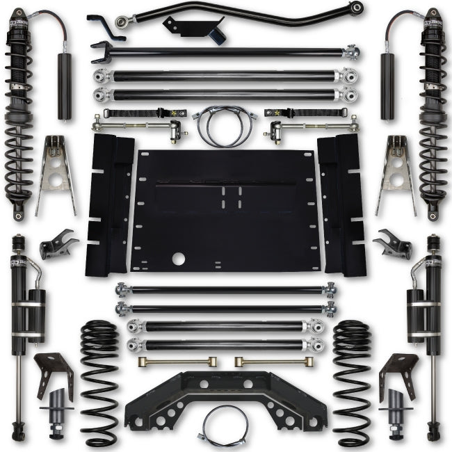 TJ 4.5 Inch X Factor Coil Over System w/ 5 Inch Stretch - Stage 2