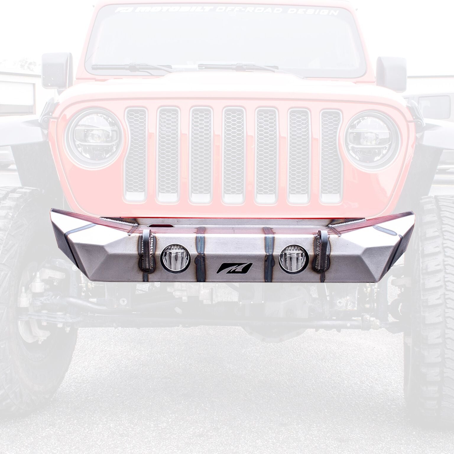 Hammer Series Front Bumper w/ Fog Mount - fits Jeep JL / JT