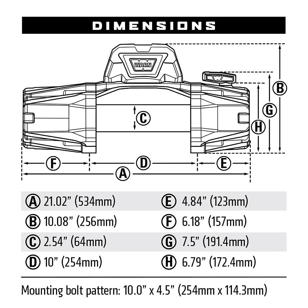 Warn VR EVO 10k Winch