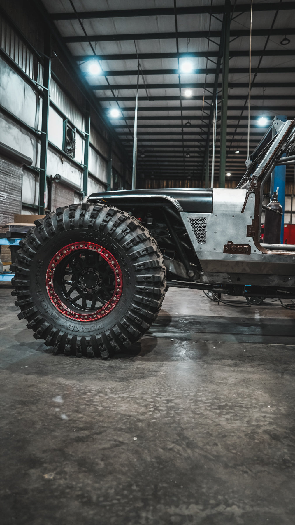 Steel Cowl & Mini Fender Armor for Jeep YJ