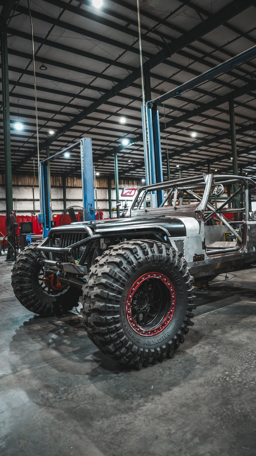 Aluminum Cowl & Mini Fender Armor for Jeep YJ