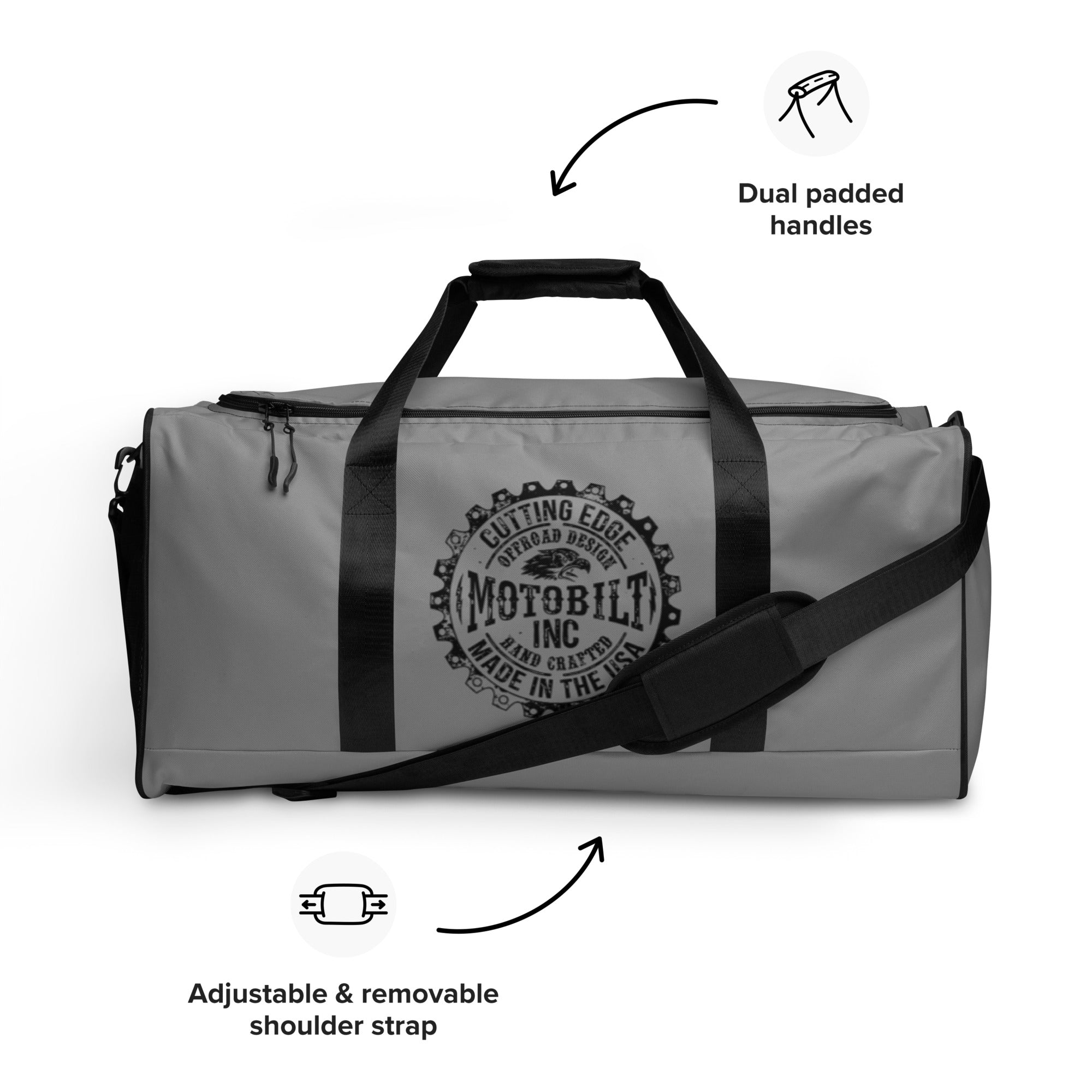 Motobilt Grey Gear Duffle bag