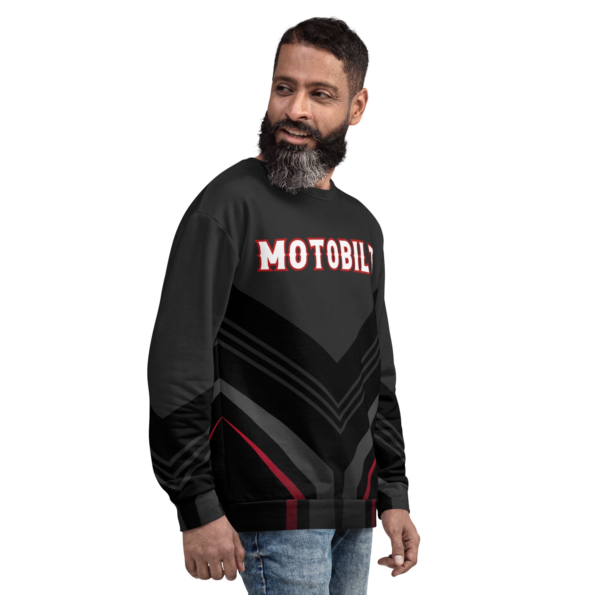 Moto Sweatshirt - Fleece Inside