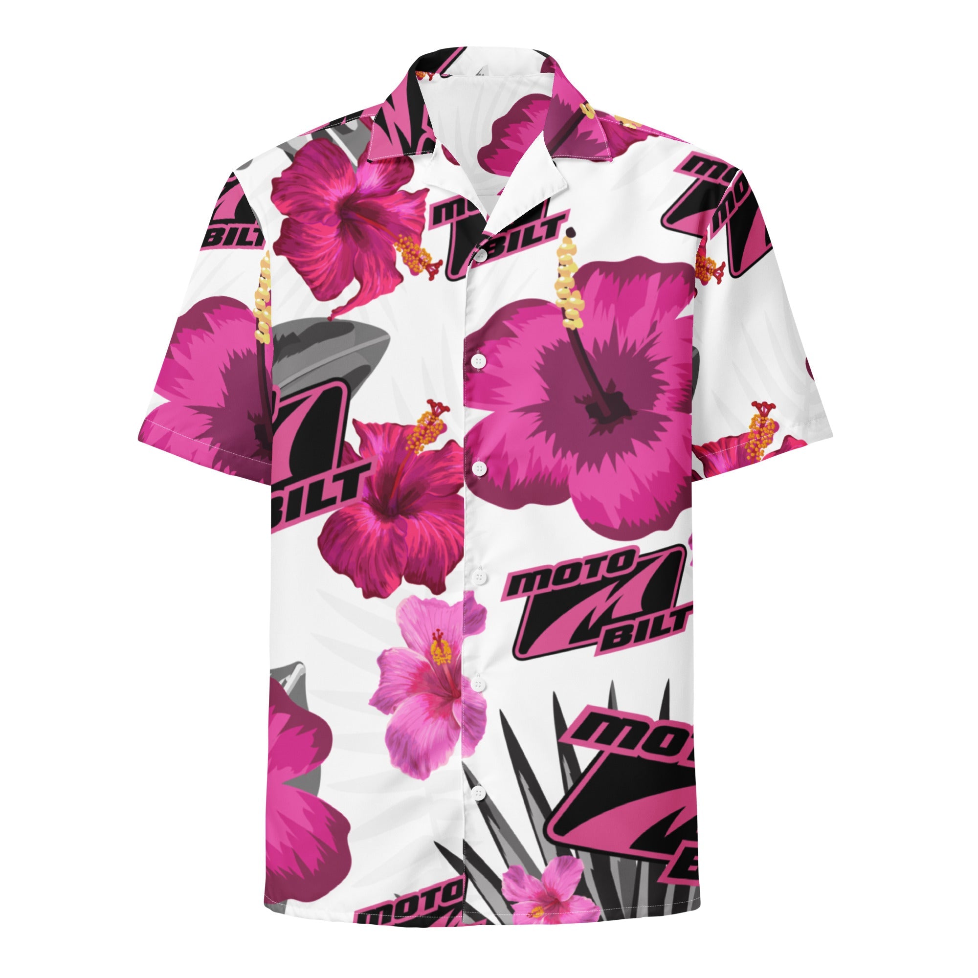 Motobilt Hibiscus Hawaiian Shirt