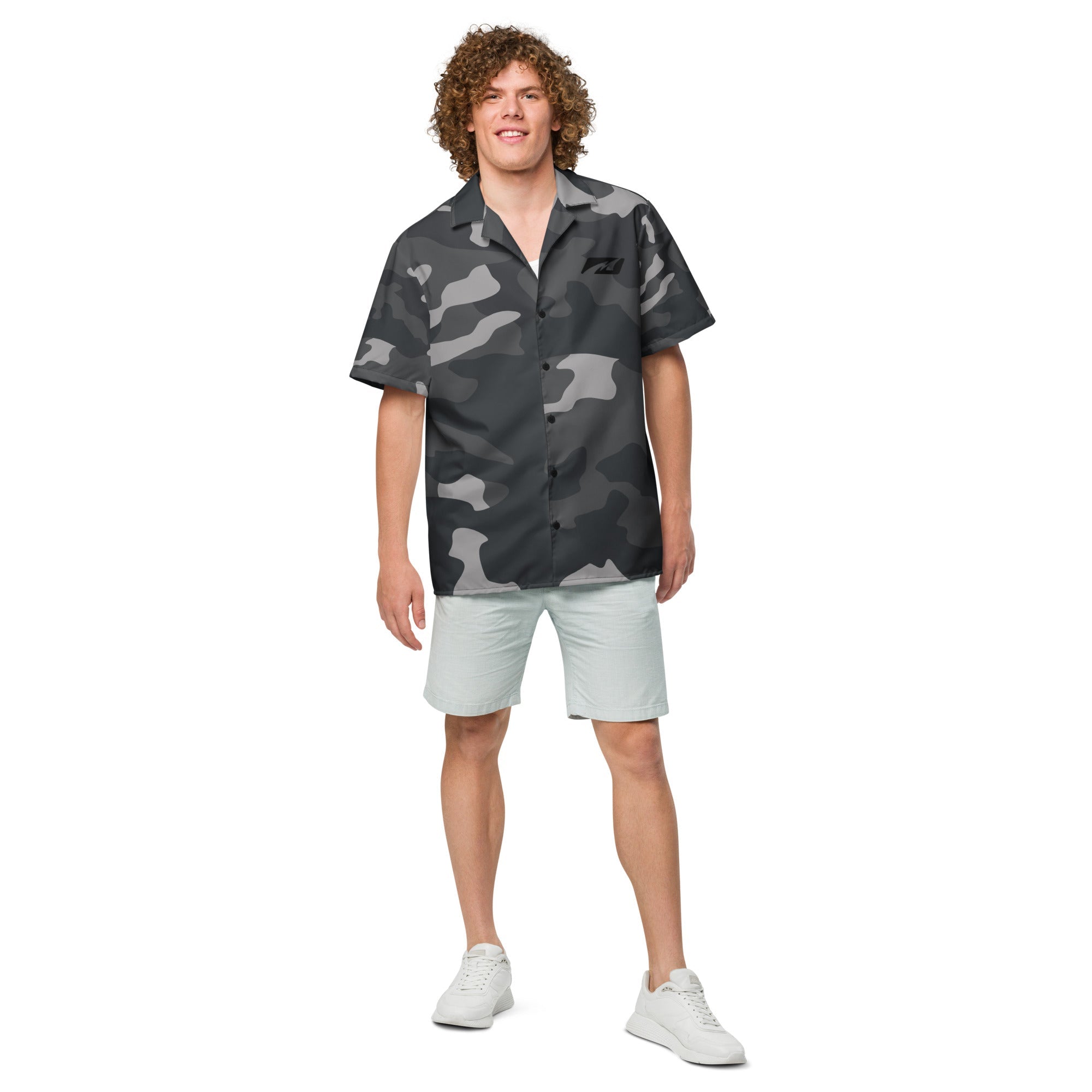 Motobilt Camo Silhouette Unisex button shirt