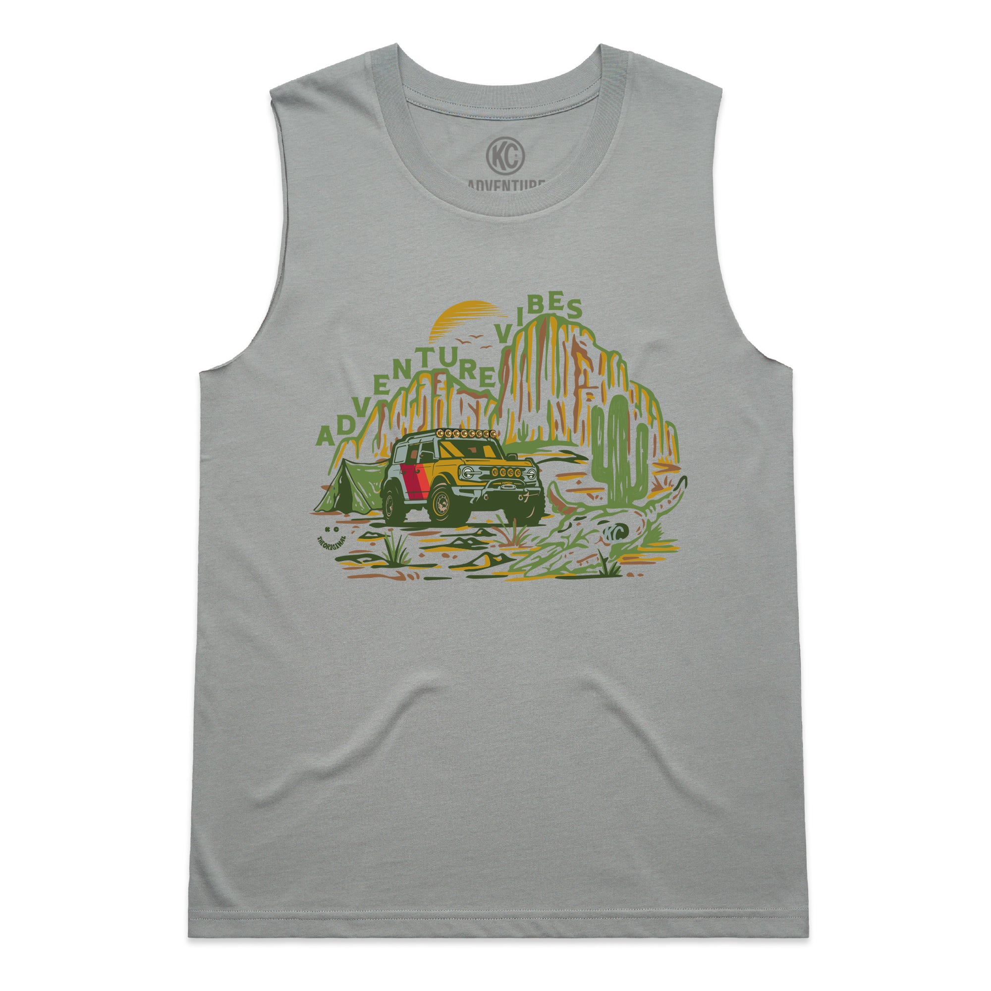 KC Women's Bad Lands Tank - Gray - Small