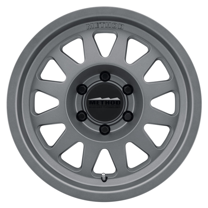 Method MR704 17x8.5 0mm Offset 5x5.5 108mm CB Matte Titanium Wheel