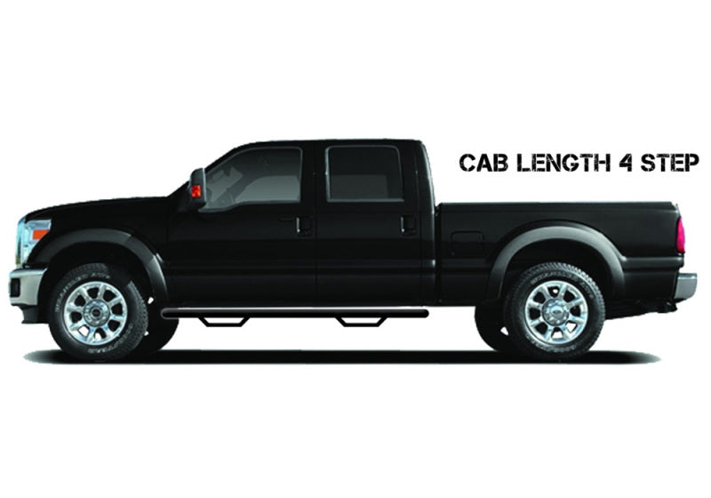 N-Fab Nerf Step 19-20 Chevy/GMC 1500 Double Cab - Cab Length - Tex. Black