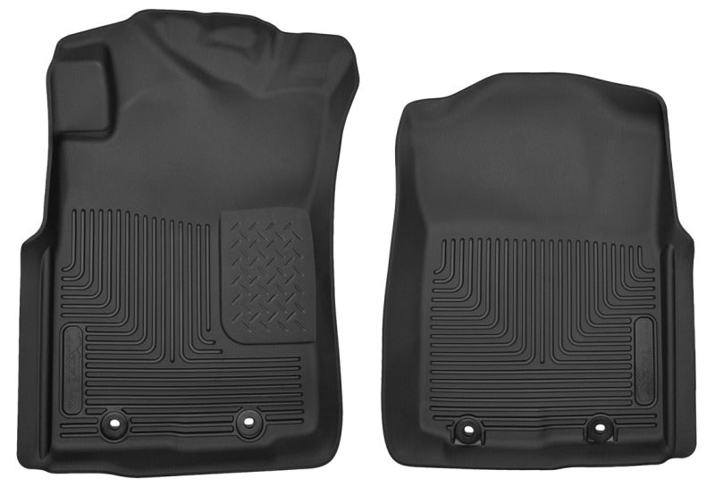 Husky Liners 12-14 Toyota Tacoma Pickup(Crew / Ext / Std Cab) X-Act Contour Black Front Floor Liners