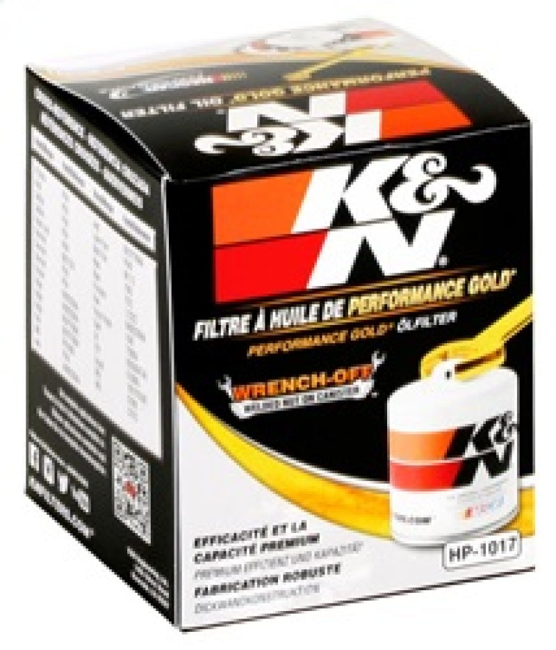 K&N 3.74inch / 2.98 OD Performance Gold Oil Filter