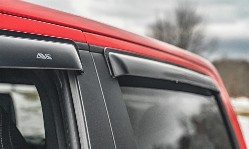 AVS 99-07 Chevy Silverado 1500 Ext. Cab Ventvisor Outside Mount Window Deflectors 4pc - Smoke