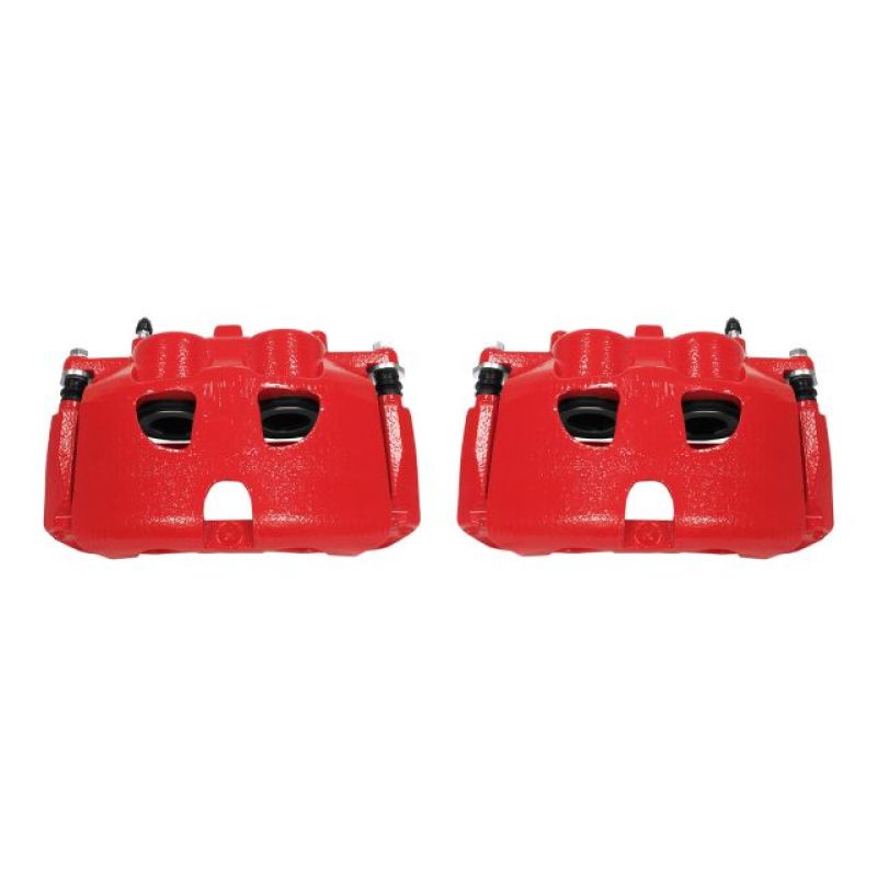 Power Stop 10-17 Ford Expedition Front Red Calipers w/Brackets - Pair