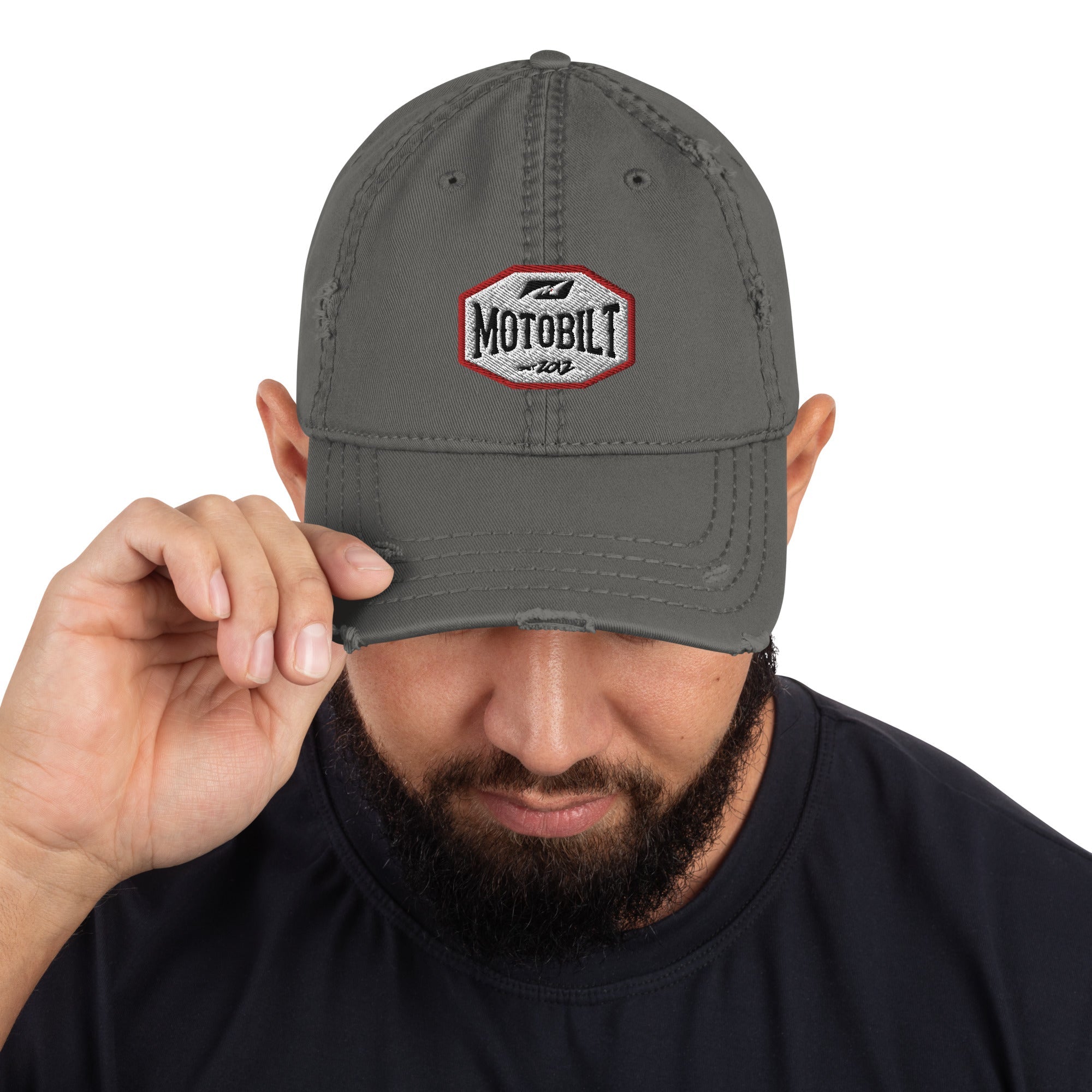 Motobilt Distressed Dad Patch Hat