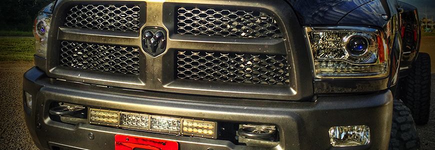 21.5" LED Light Bar Mount 13-18 Ram 2500/3500