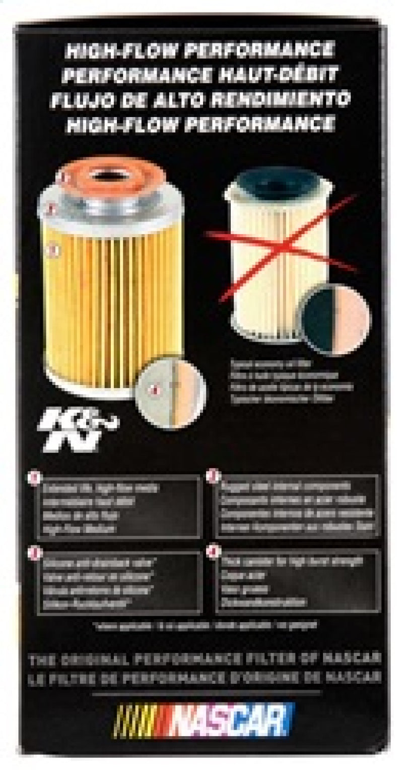 K&N Dodge Performance Gold Oil Filter